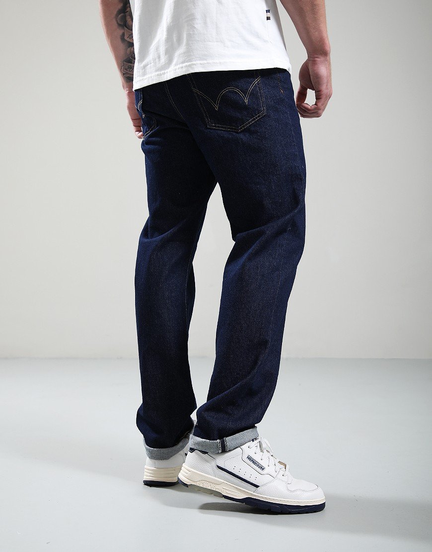 EDWIN Regular Straight Kaihara Jeans Blue Rinsed