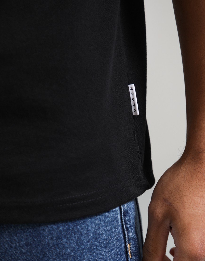 EDWIN Regular Basic T-Shirt Black