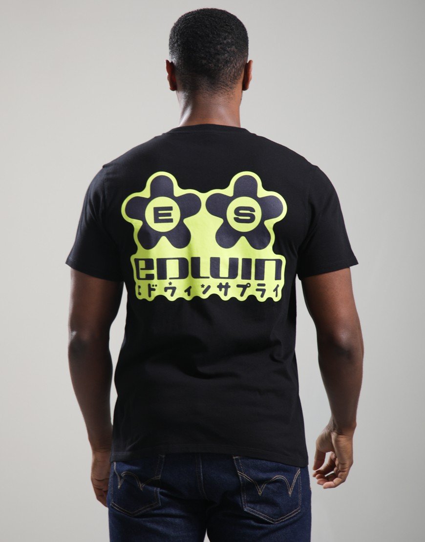 EDWIN Sakura T-Shirt Black