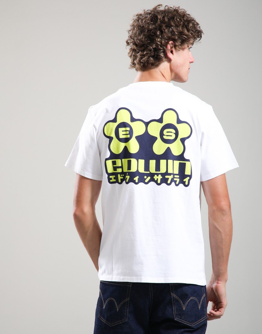EDWIN Sakura T-Shirt White