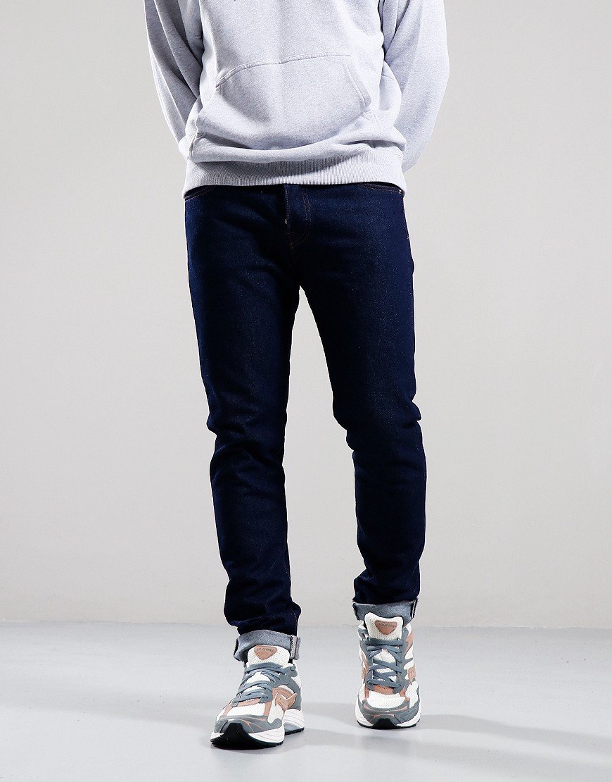 EDWIN Slim Tapered Kaihara Jeans Indigo Blue Rinsed 