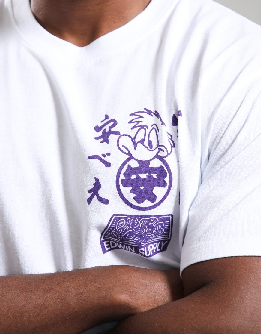 EDWIN Soba Yasube T-Shirt White