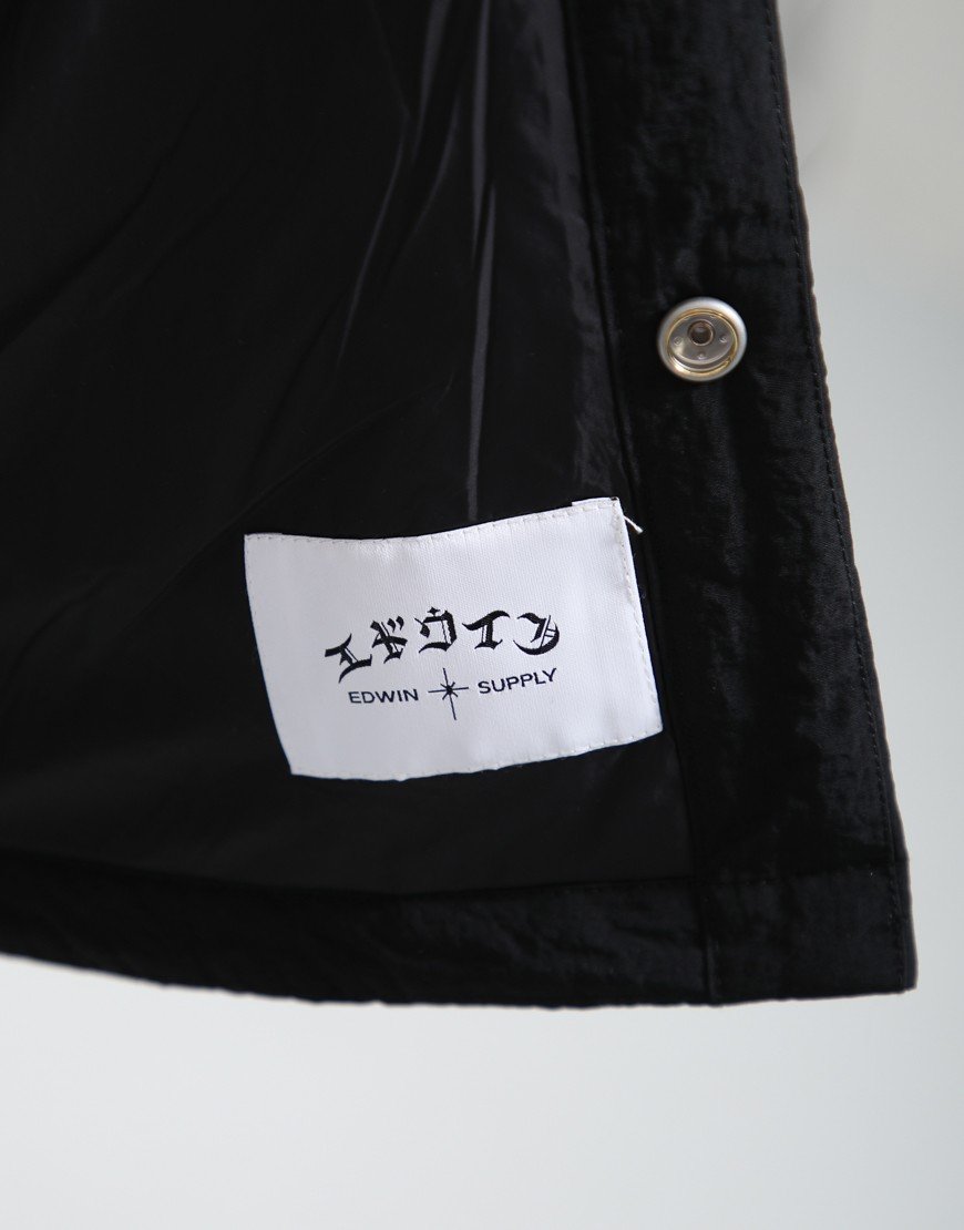 EDWIN Sphere Paddes Overshirt Black EDWIN Sphere Paddes Overshirt Black