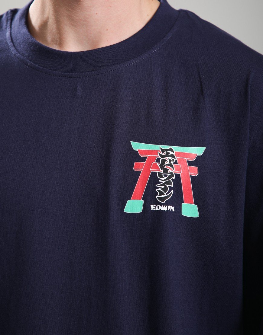 EDWIN Torii T-Shirt Maritime Blue
