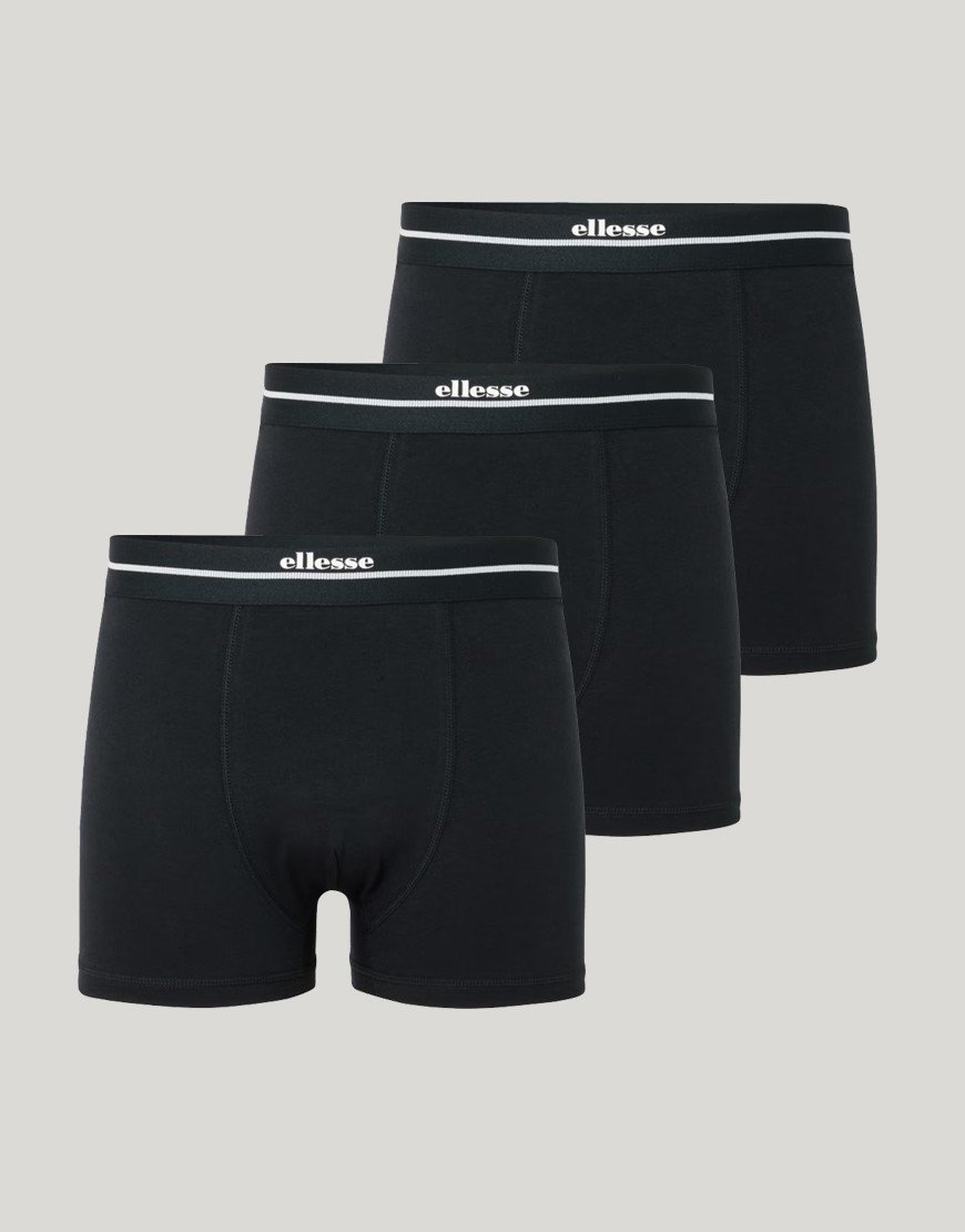 Ellesse Ambria Trunks 3 Pack Black