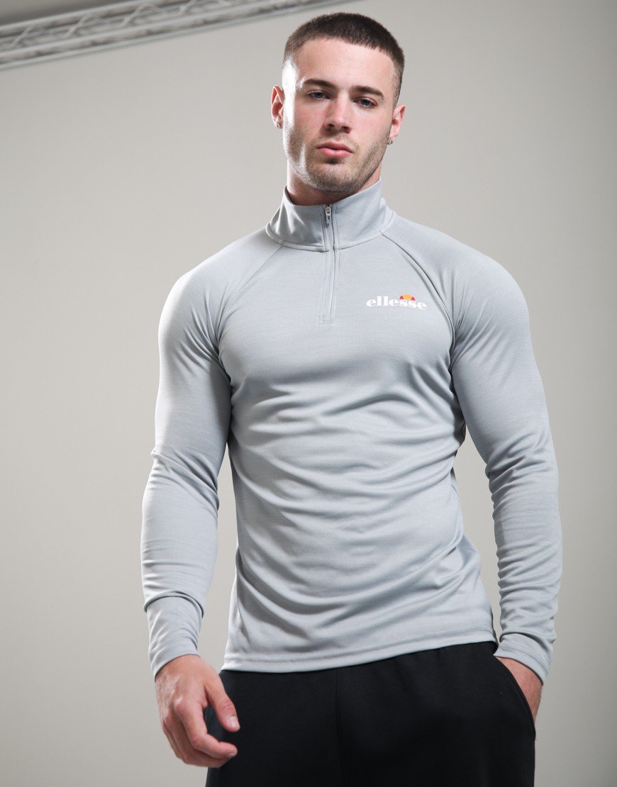 Ellesse Brandon 1/4 Zip Top Grey
