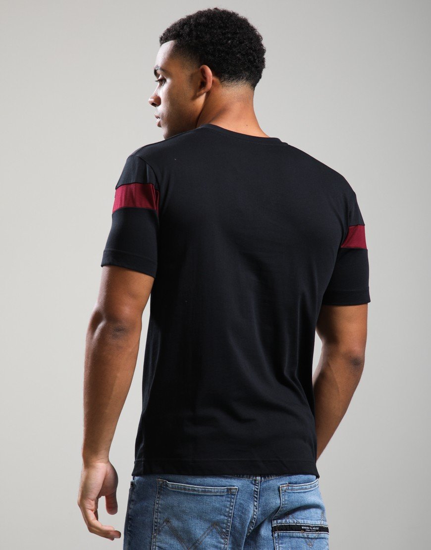 Ellesse Caserio T-Shirt Black/Crimson