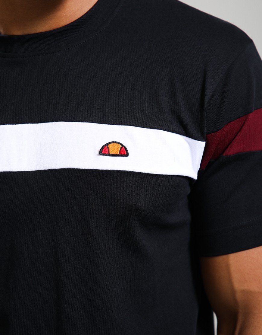 Ellesse Caserio T-Shirt Black/Crimson