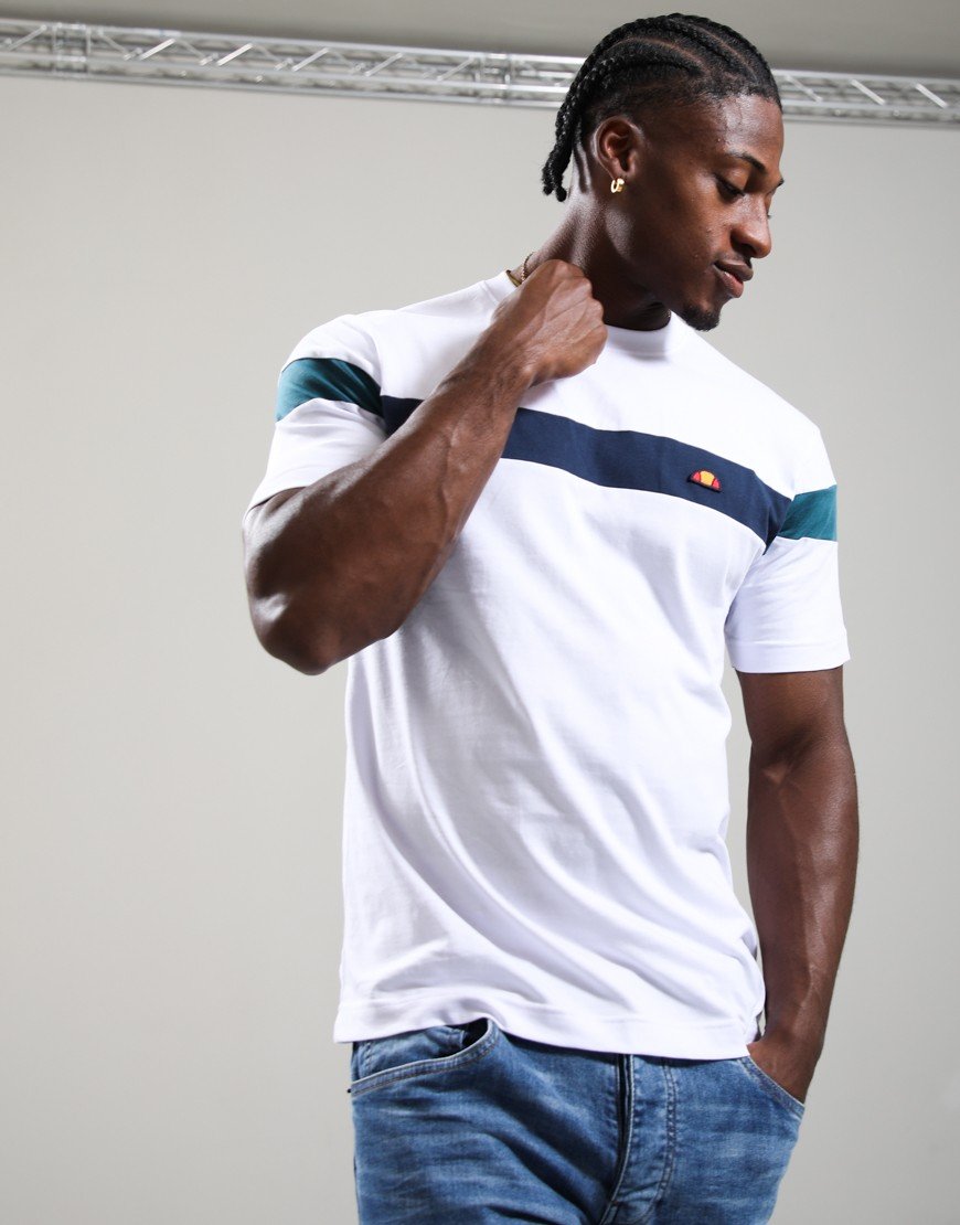 Ellesse Caserio T-Shirt White/Navy