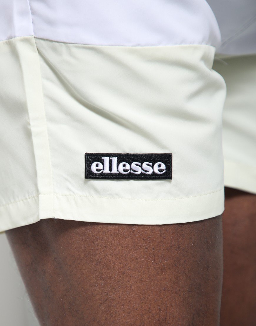 Ellesse Cielo Swim Shorts Black/White/Light Yellow