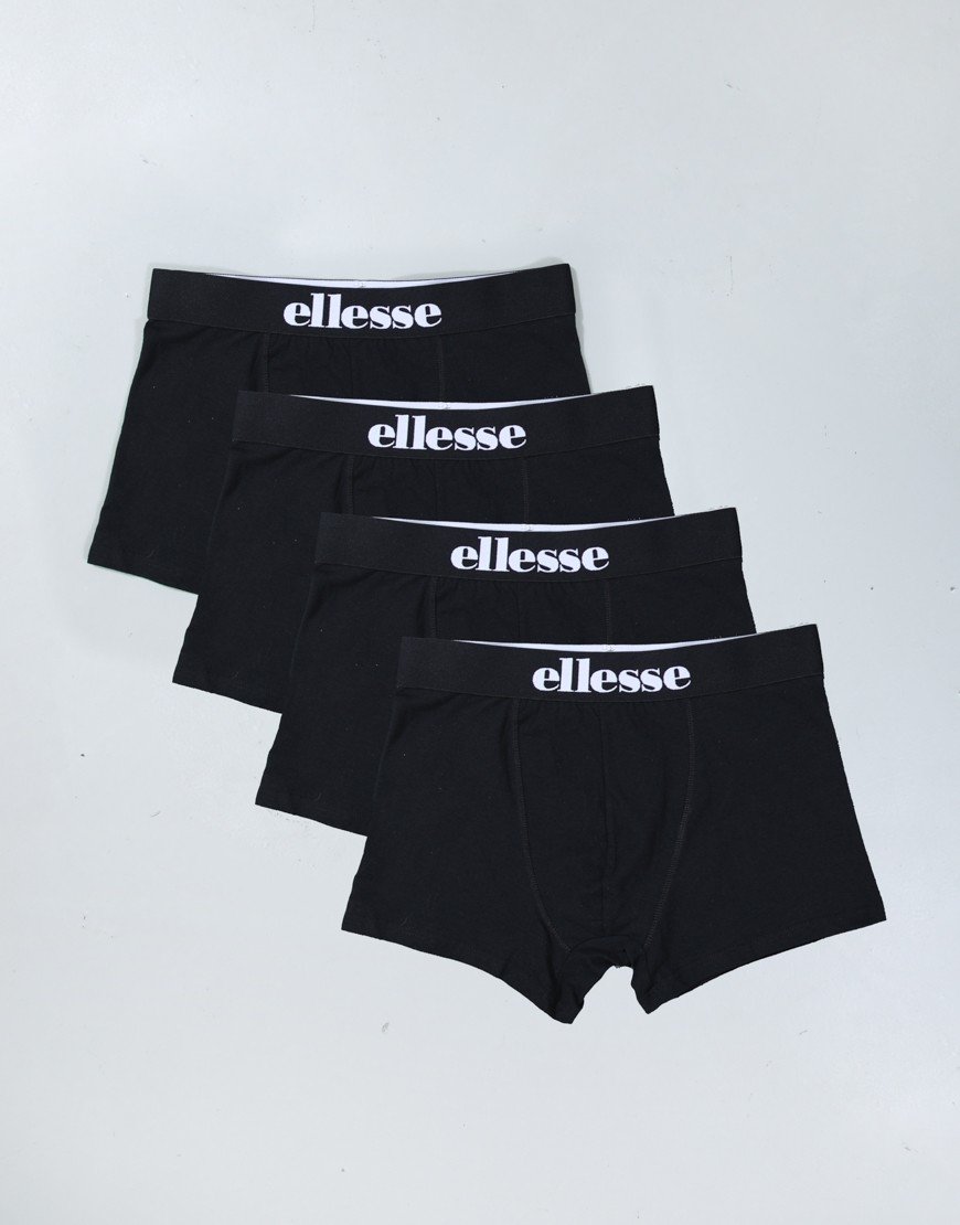 Ellesse Coralo 4 Pack Boxer Black