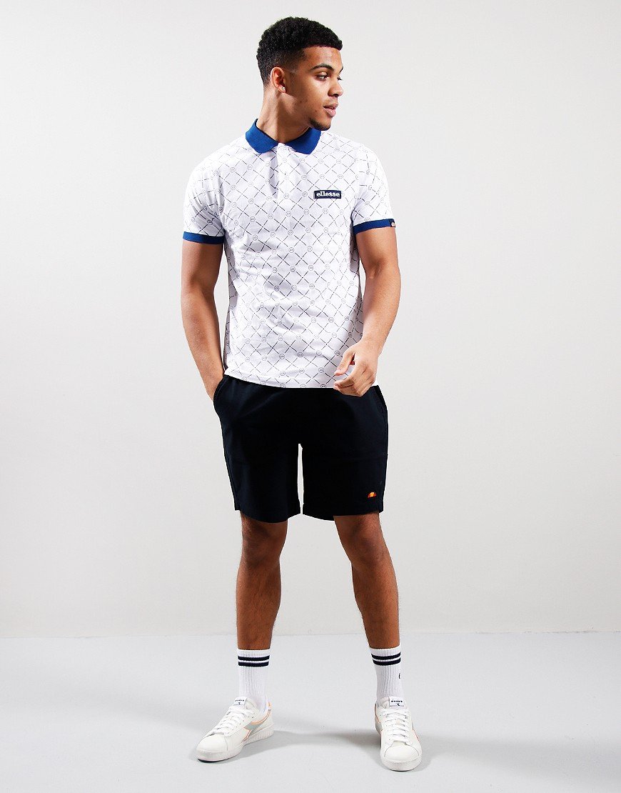 Ellesse Coramento Polo Shirt White