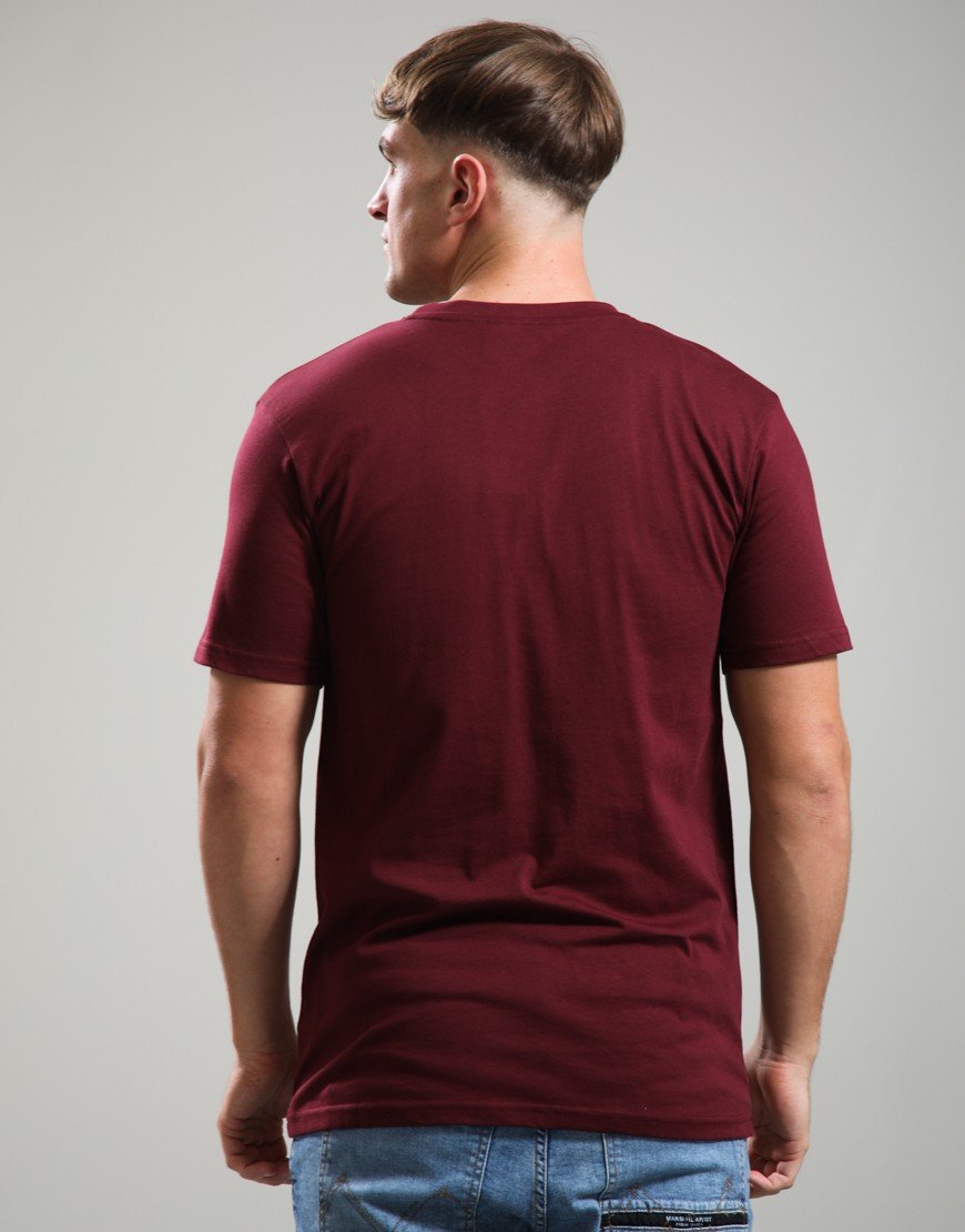 Ellesse Floran T-Shirt Burgundy