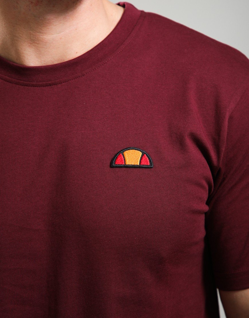 Ellesse Floran T-Shirt Burgundy