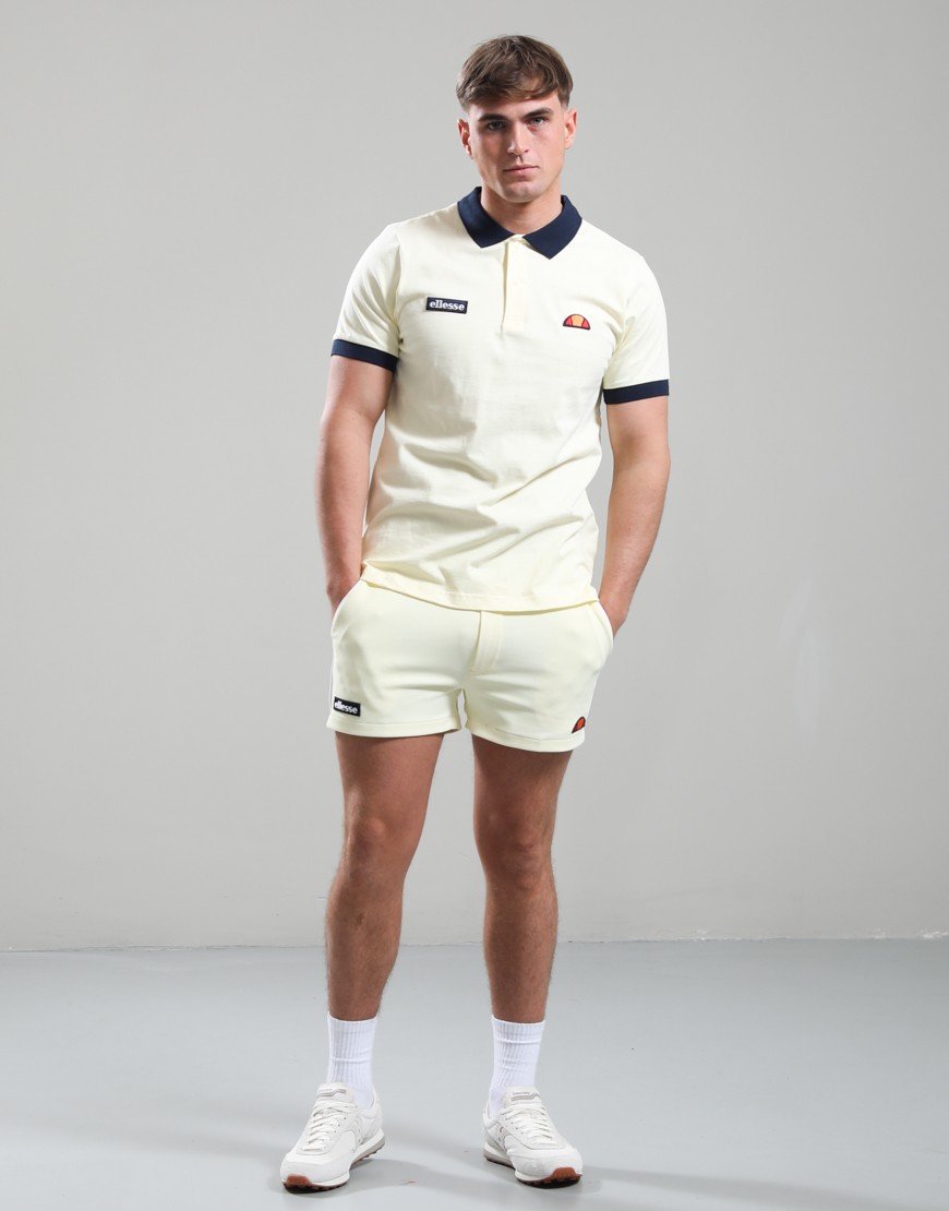 Ellesse Lessepsia Polo Shirt Light Yellow/Navy