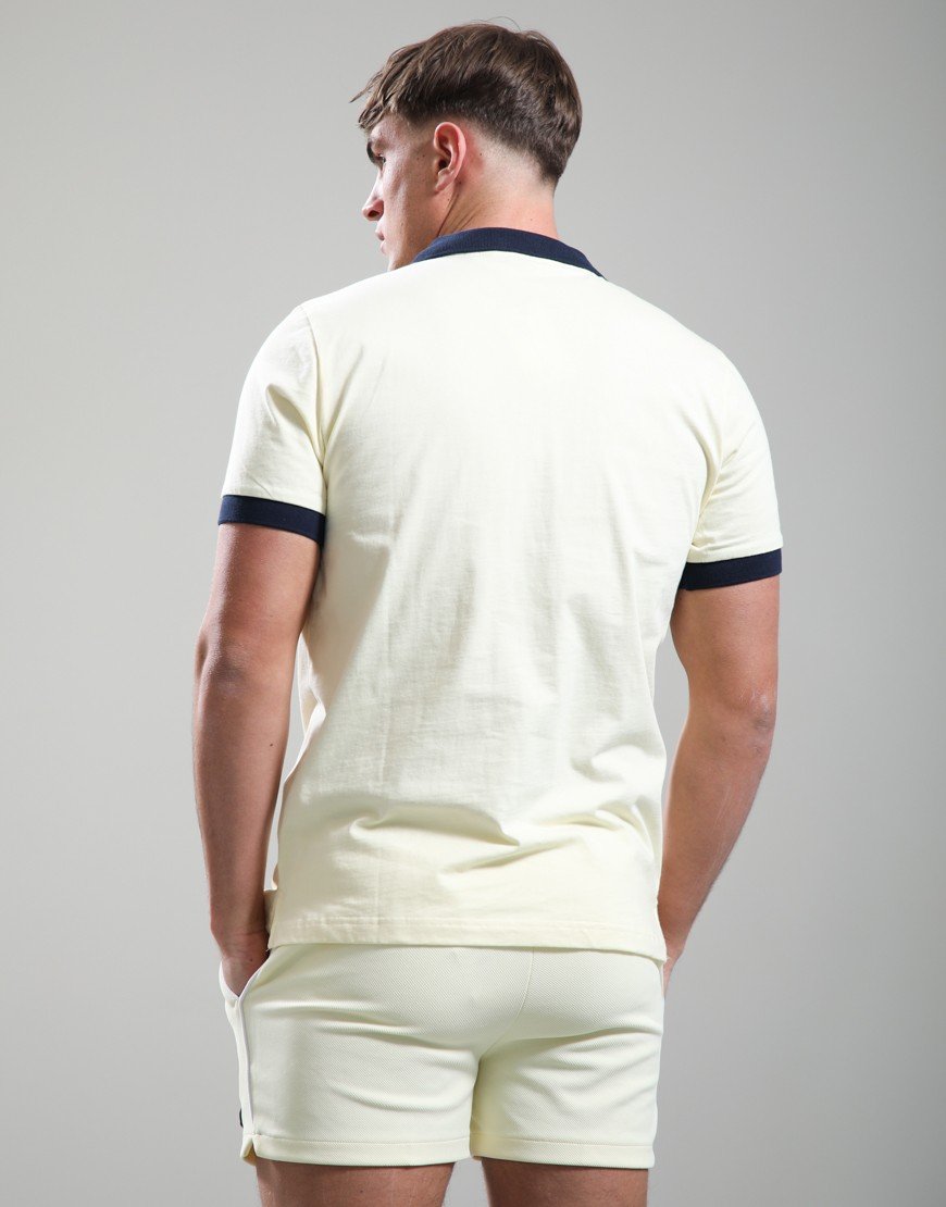 Ellesse Lessepsia Polo Shirt Light Yellow/Navy