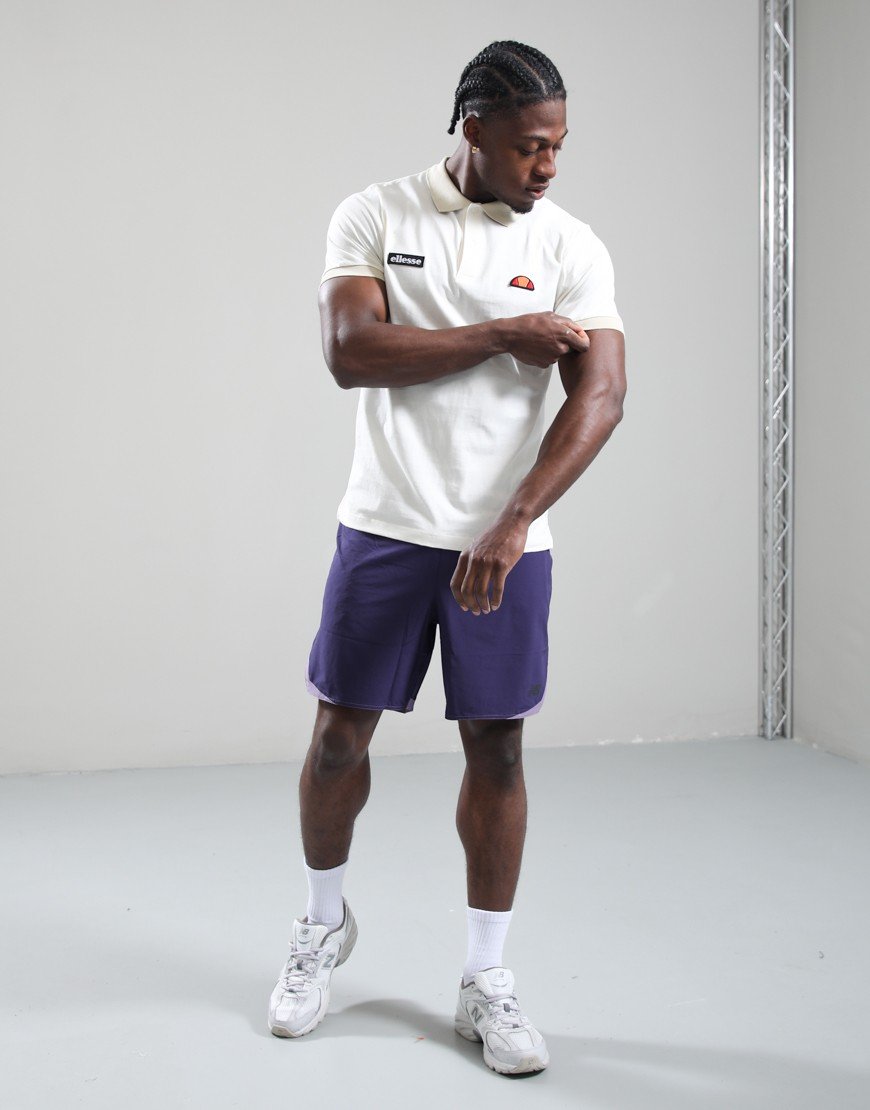 Ellesse Lessepsia Polo Shirt Off White/Stone