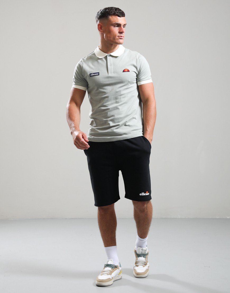 Ellesse Lessepsia Polo Shirt Sage/Off White