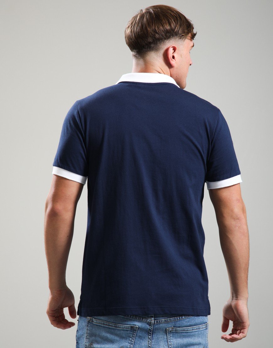Ellesse Lessepsia Polo Shirt Navy/White