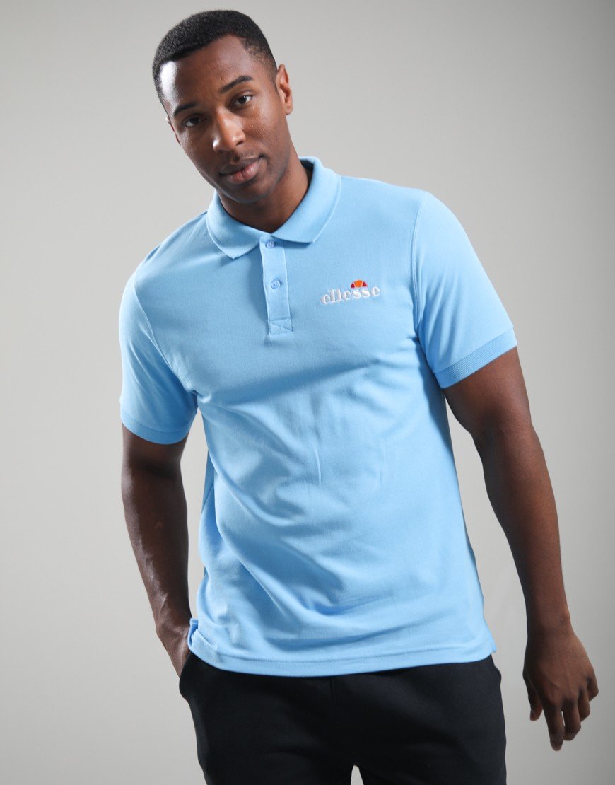 Ellesse Loch Polo Shirt Blue