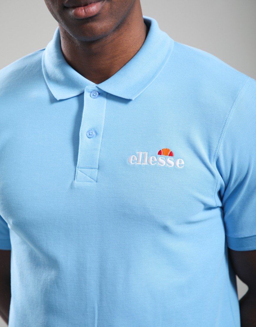 Ellesse Loch Polo Shirt Blue