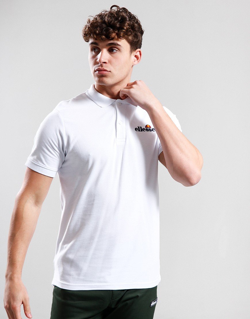Ellesse Menzari Polo Shirt White Terraces Menswear Ellesse Menzari Polo Shirt White Terraces Menswear