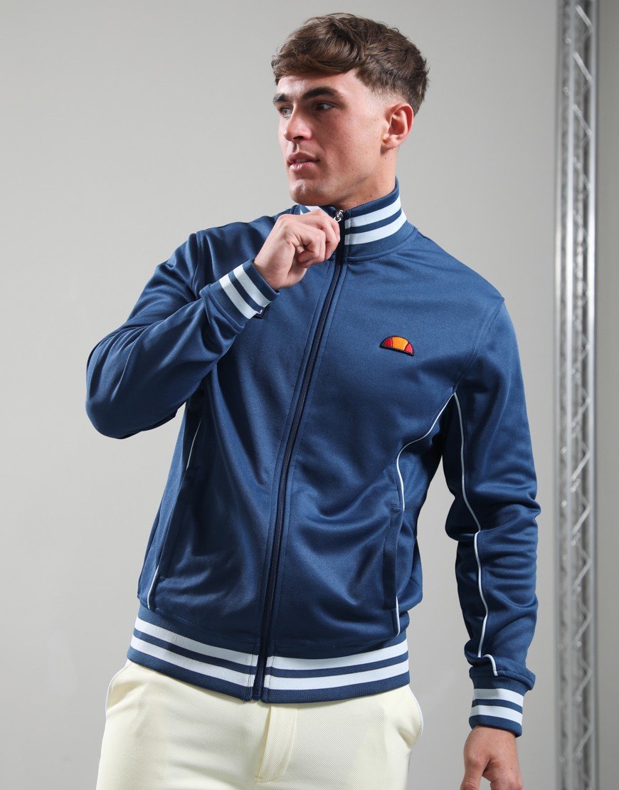 Ellesse Milan Track Jacket Blue/Light Blue