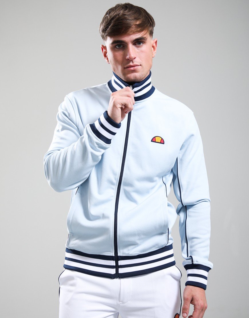 Ellesse Milan Track Jacket Light Blue/Navy