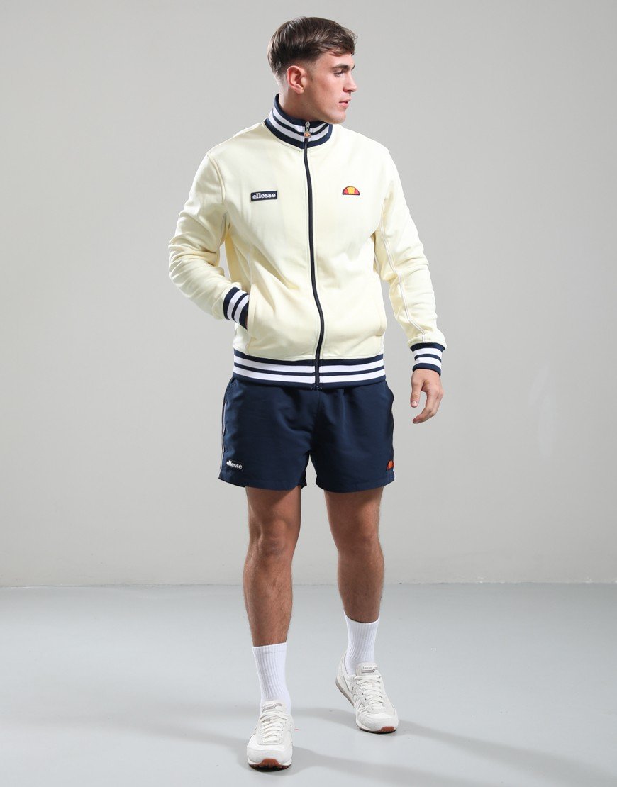 Ellesse Milan Track Jacket Light Yellow/Navy