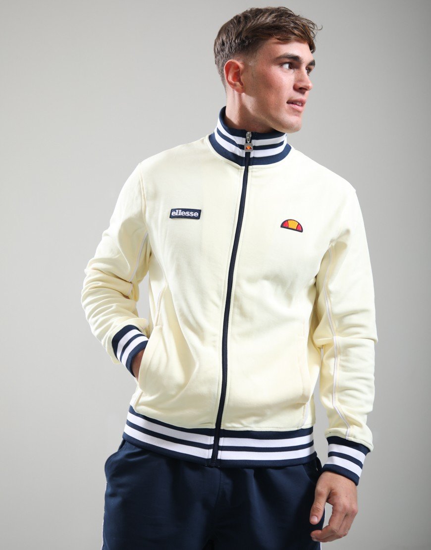 Ellesse Milan Track Jacket Light Yellow/Navy