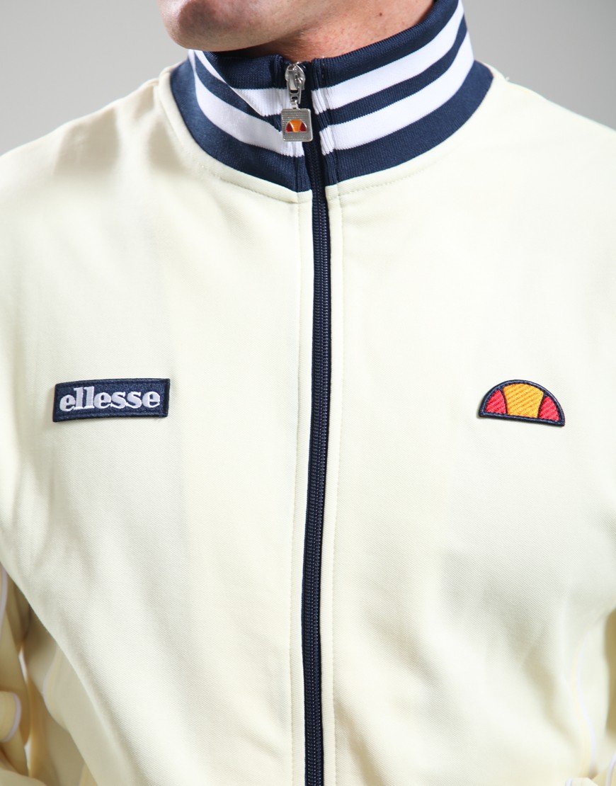 Ellesse Milan Track Jacket Light Yellow/Navy