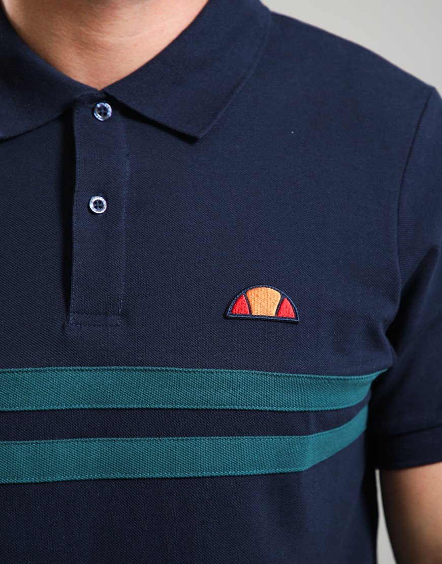 Ellesse Muccia Polo Shirt Navy/Teal