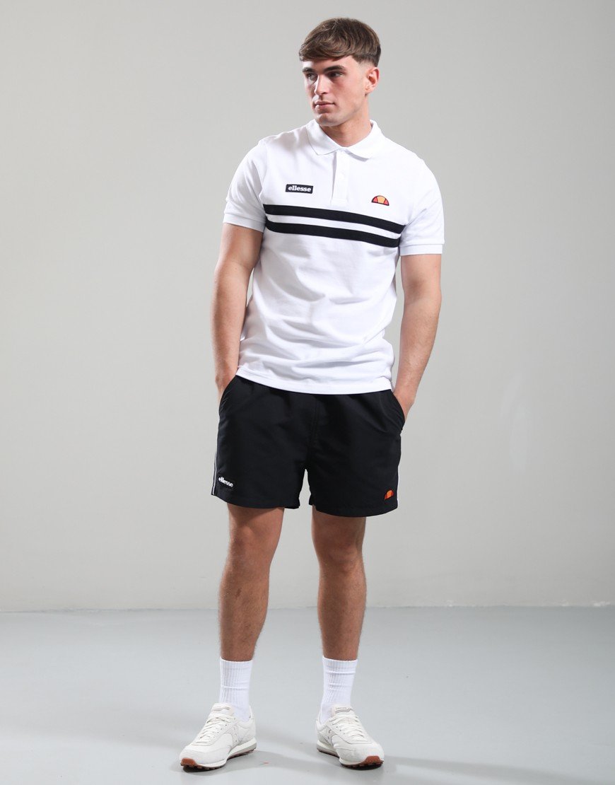 Ellesse Muccia Polo Shirt White/Black