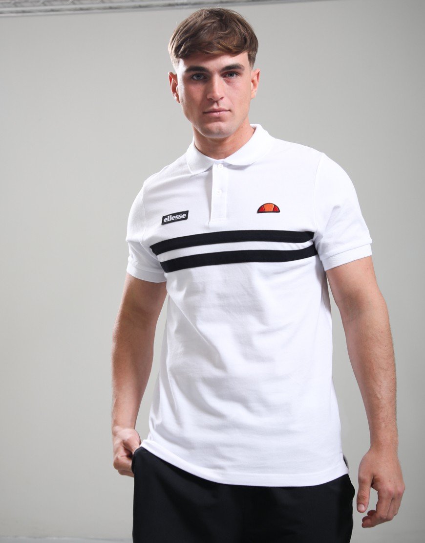 Ellesse Muccia Polo Shirt White/Black