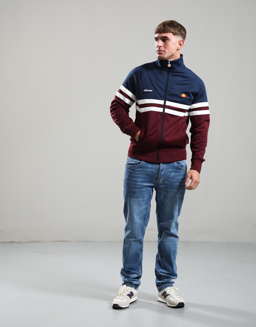 Ellesse Rimini Track Jacket Burgundy/Navy