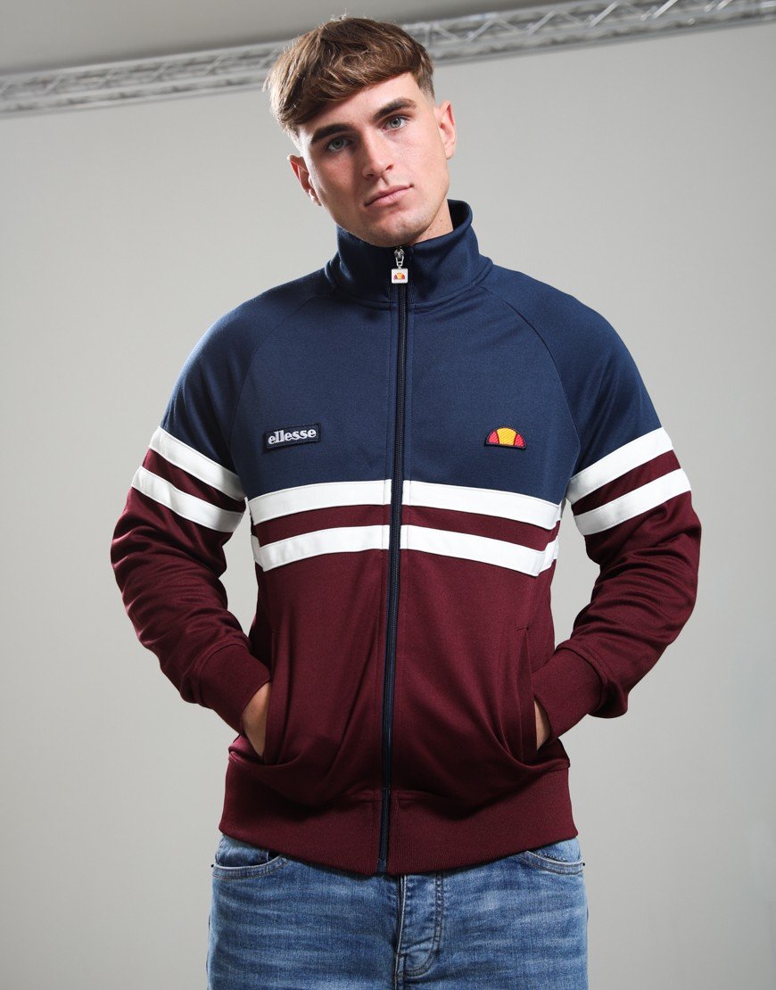 Ellesse Rimini Track Jacket Burgundy/Navy