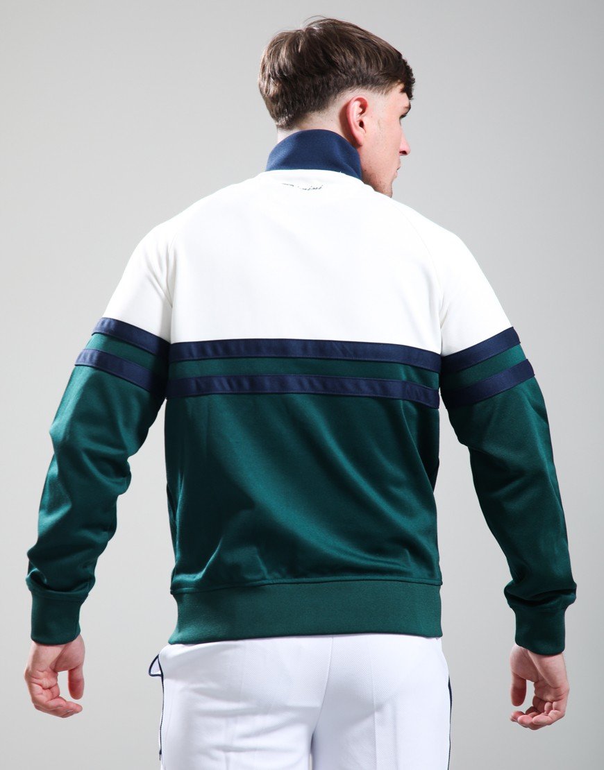 Ellesse Rimini Track Jacket Dark Green/Off White