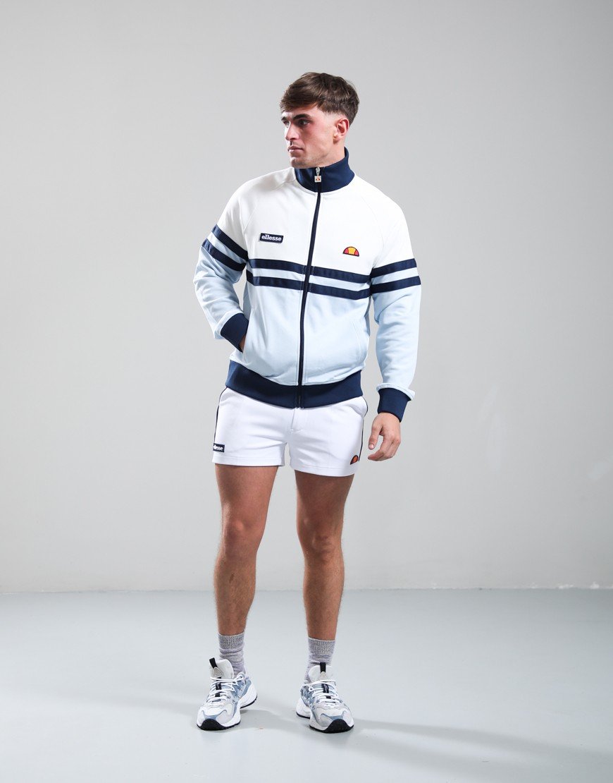 Ellesse Rimini Track Jacket Off White/Light Blue