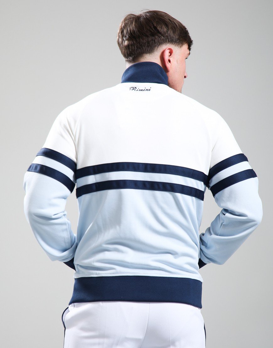 Ellesse Rimini Track Jacket Off White/Light Blue