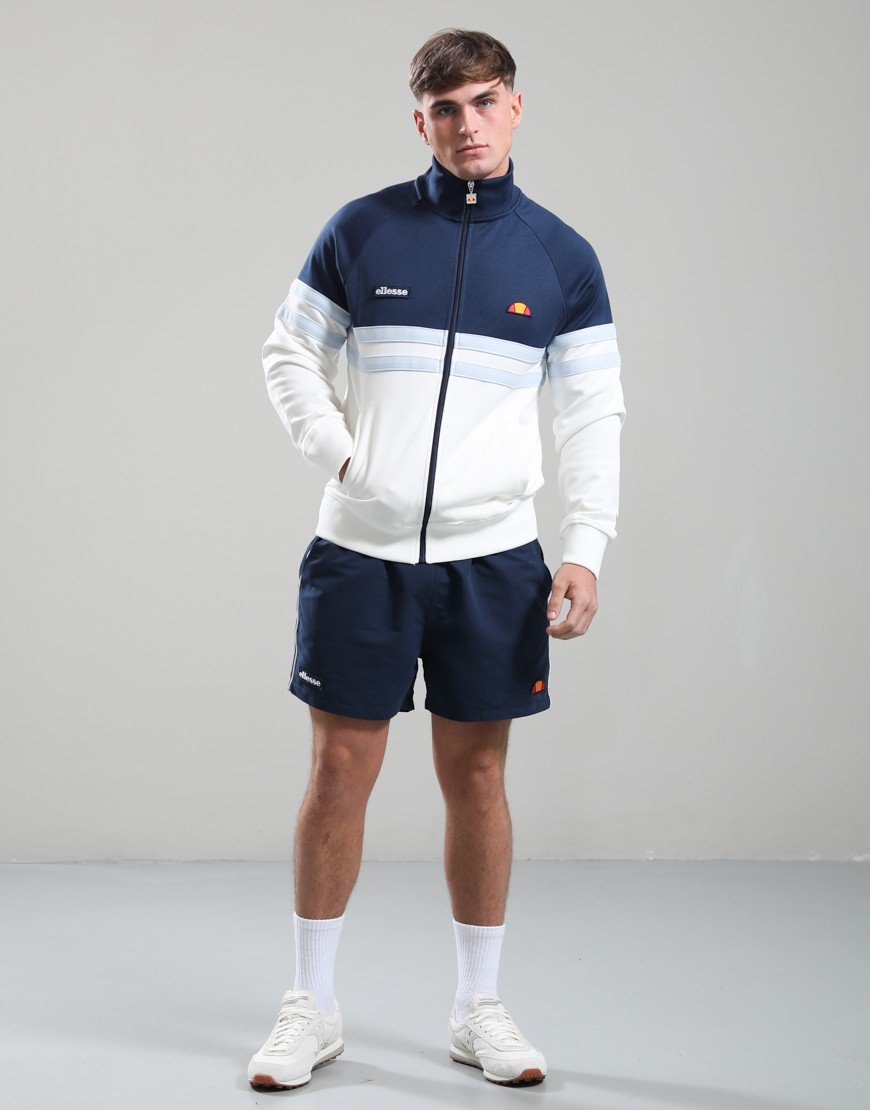 Ellesse Rimini Track Jacket Off White/Navy
