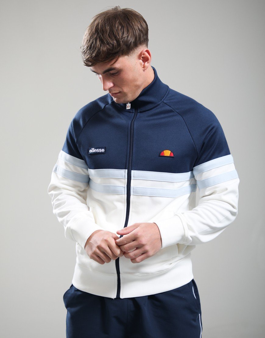 Ellesse Rimini Track Jacket Off White/Navy