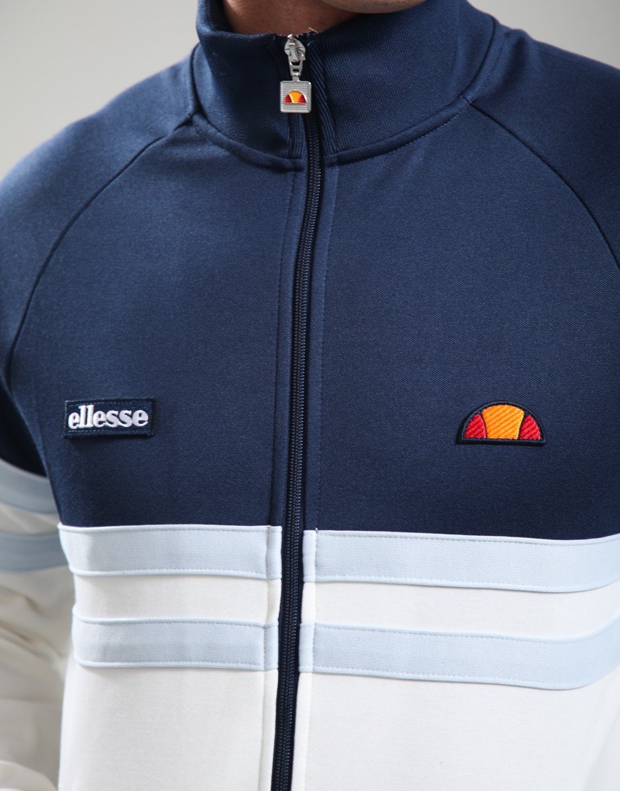 Ellesse Rimini Track Jacket Off White/Navy