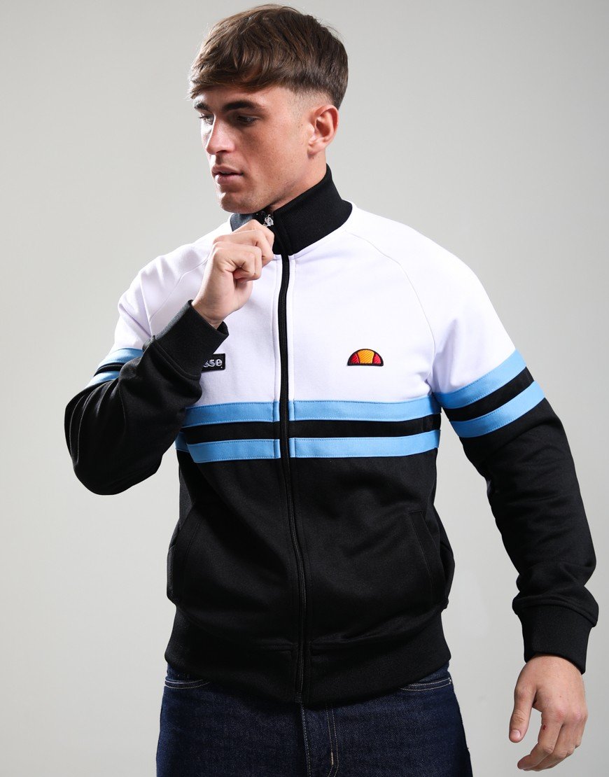 Ellesse Rimini Track Top White/Blue/Black