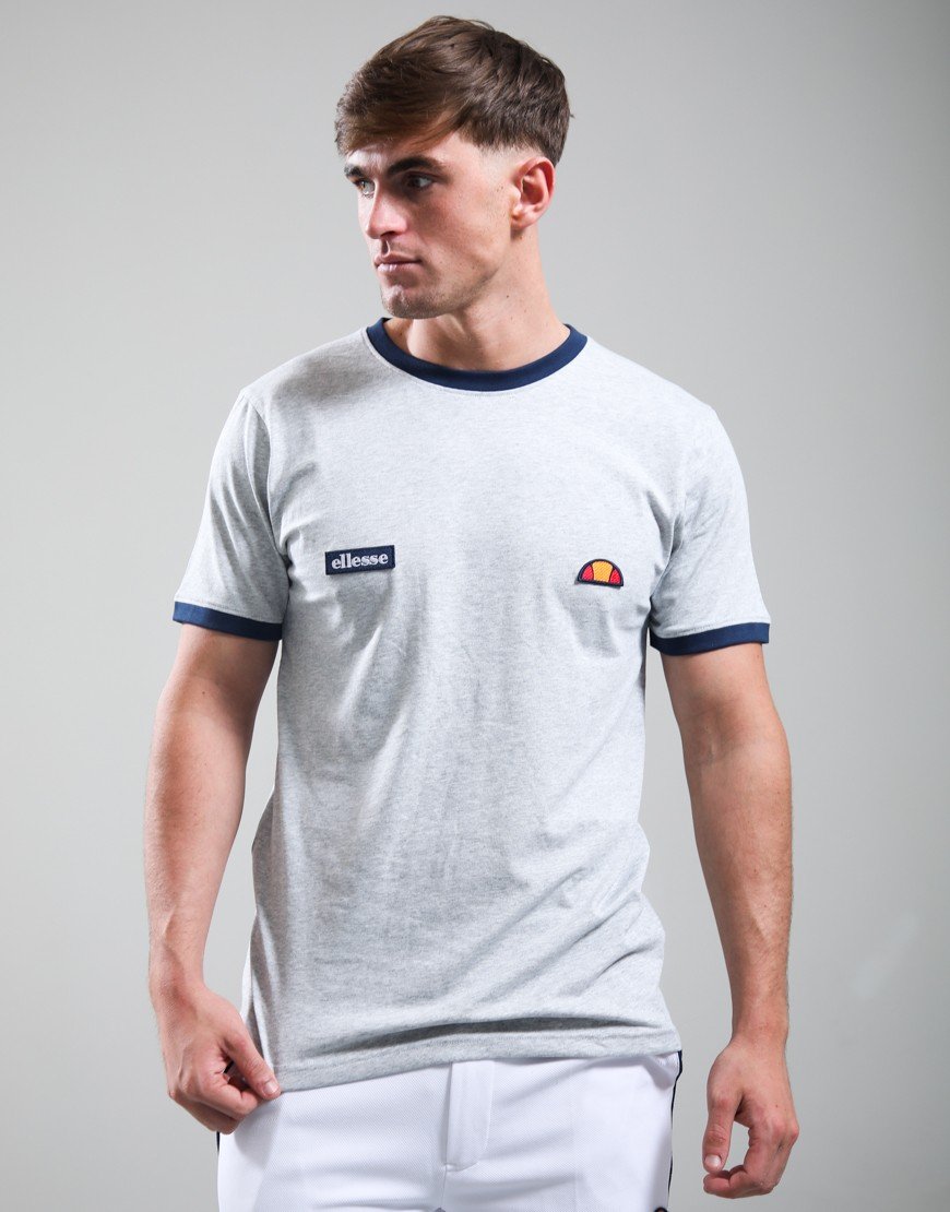 Ellesse Ringetto T-Shirt Light Grey Marl