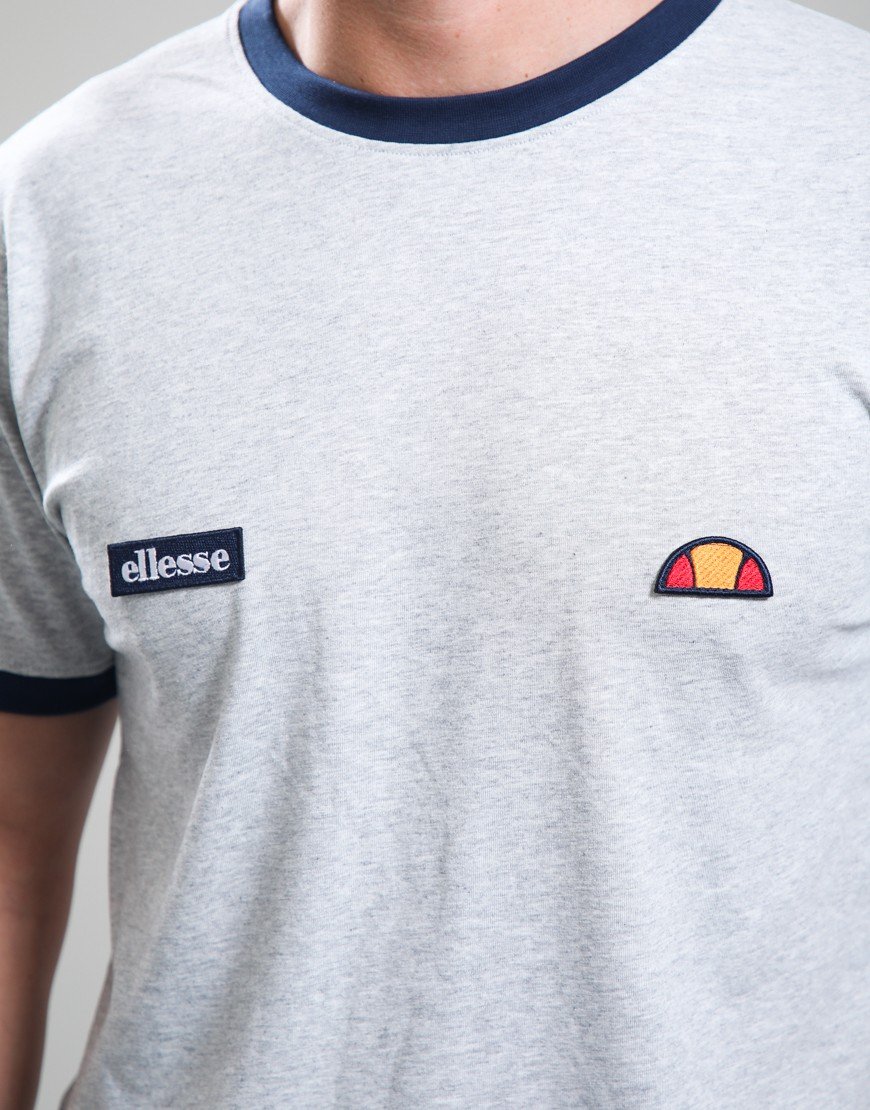 Ellesse Ringetto T-Shirt Light Grey Marl
