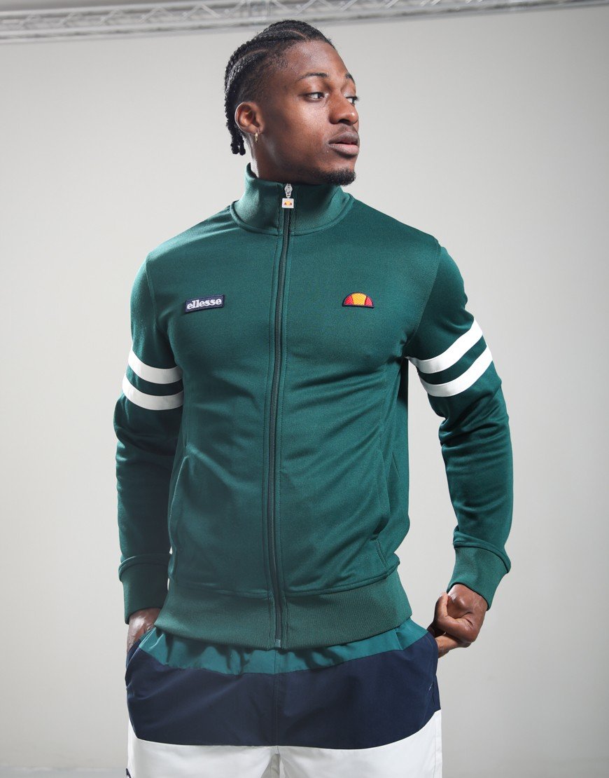 Ellesse Roma Track Jacket Dark Green
