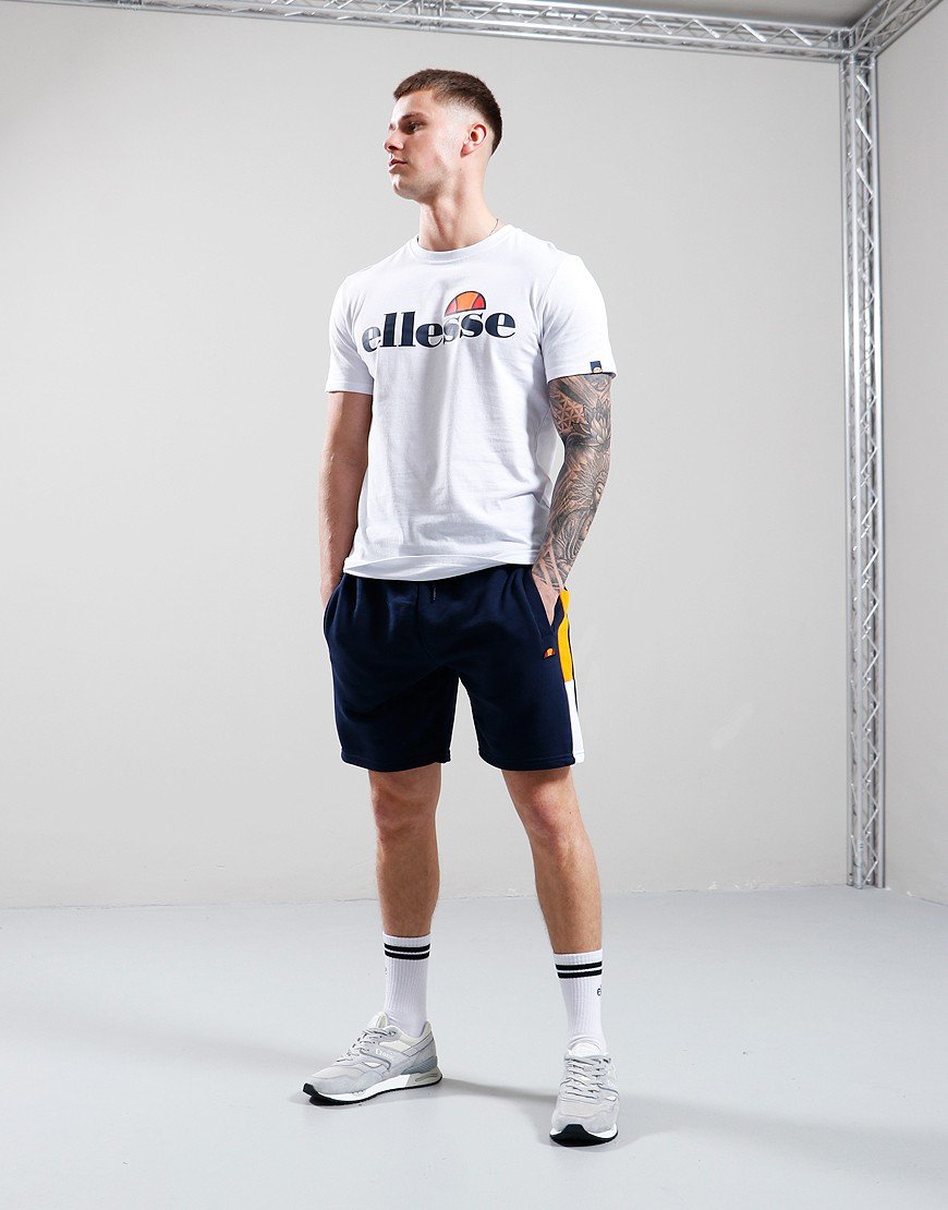 Short Ellesse Homme 2XL Gris – Sport Coton CV64 – Occasion Très Bon État