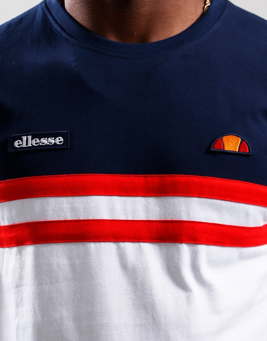 Ellesse Venire T-Shirt  Navy/Red/White