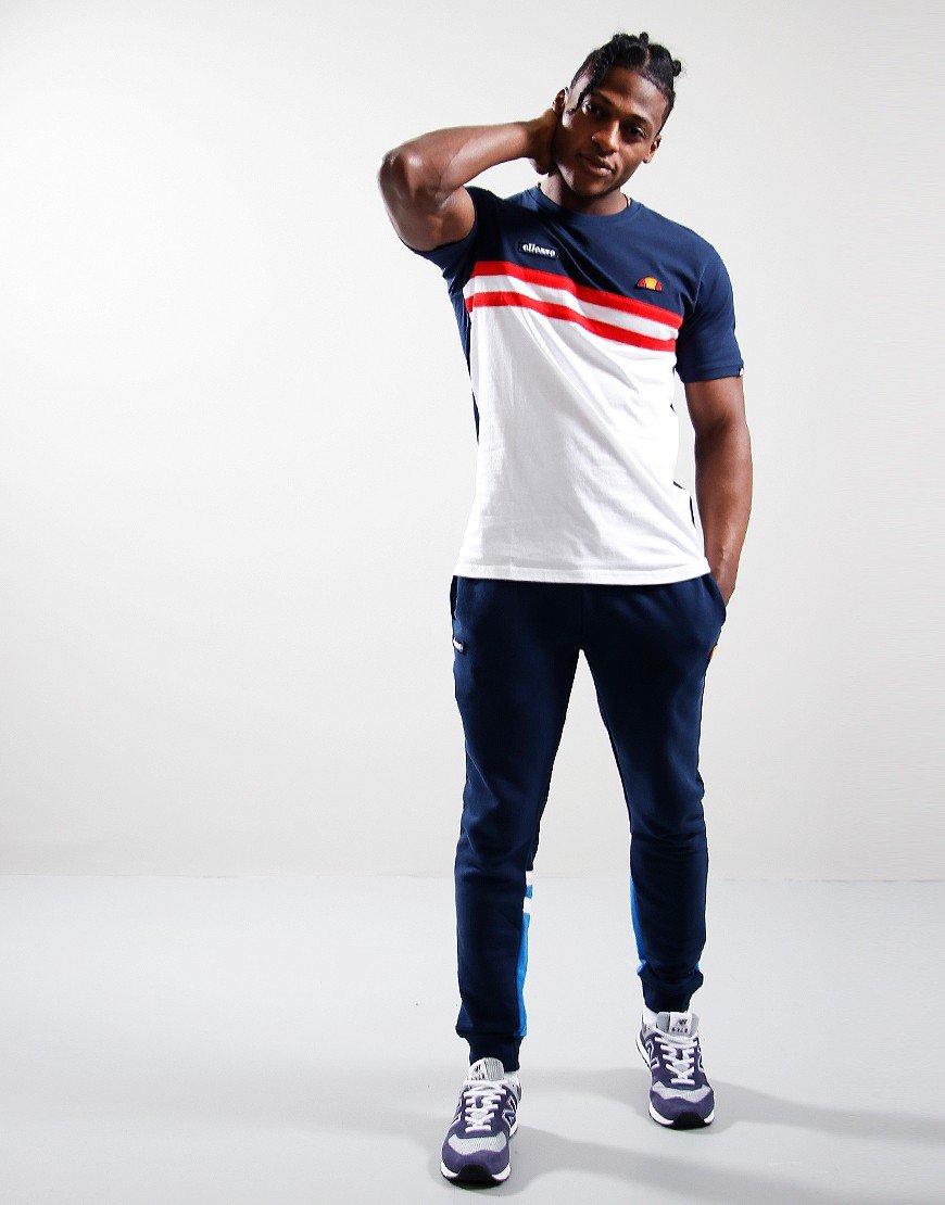 Ellesse Venire T-Shirt  Navy/Red/White