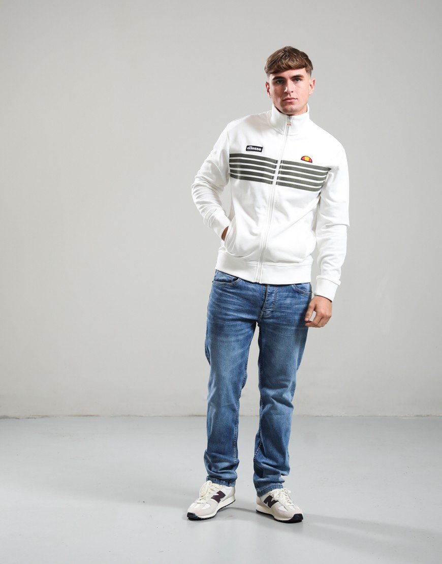 Ellesse Vicenza Track Jacket Ecru/Olive